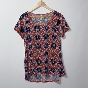 Lularoe Geometric Disney Minnie Mouse shirt women’s size medium